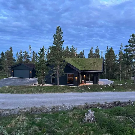 Stor Hytte Ved Hardangervidda Med Solrik Veranda *