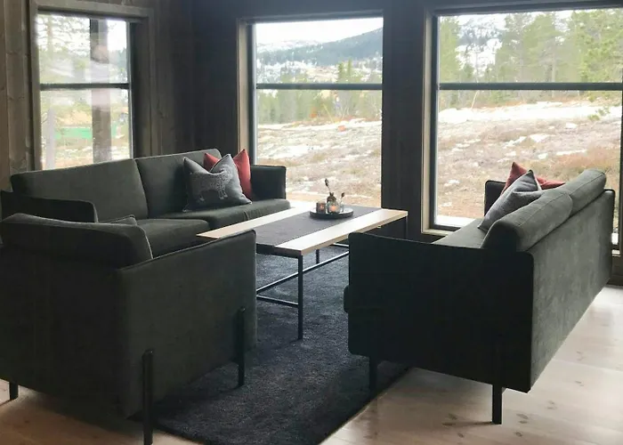 Stor Hytte Ved Hardangervidda Med Solrik Veranda Feriehus *