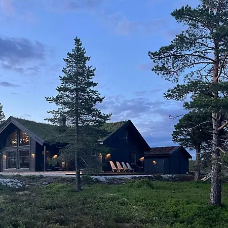 Tatil Evi Stor Hytte Ved Hardangervidda Med Solrik Veranda