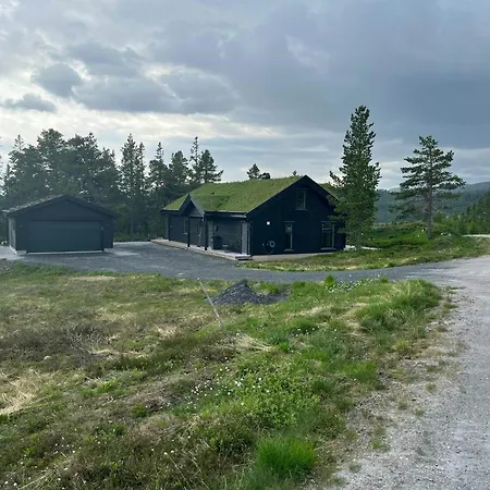Stor Hytte Ved Hardangervidda Med Solrik Veranda
