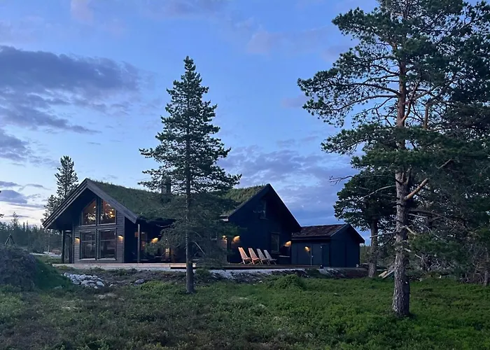 Tatil Evi Stor Hytte Ved Hardangervidda Med Solrik Veranda